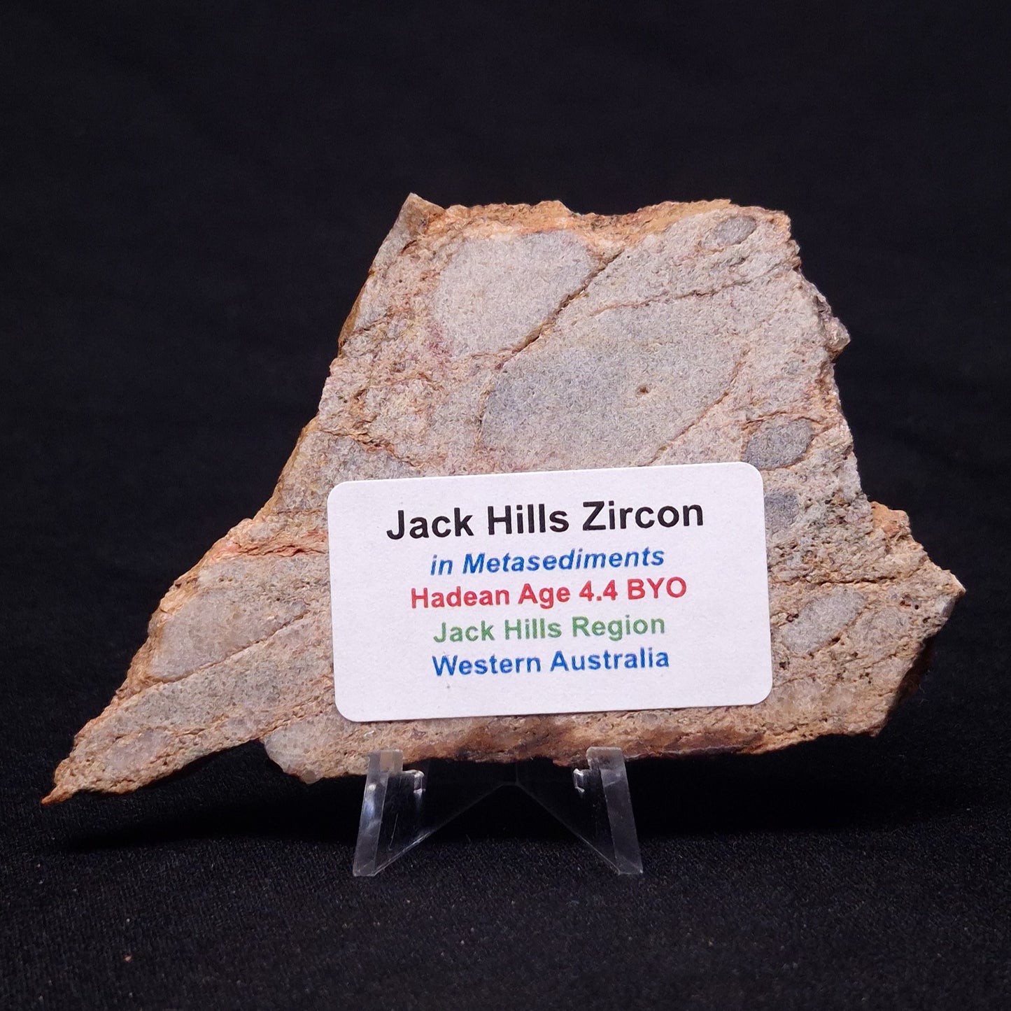 JACK HILLS ZIRCON, Hadean Age, Australia ZJH029