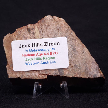 JACK HILLS ZIRCON, Hadean Age, Australia ZJH030