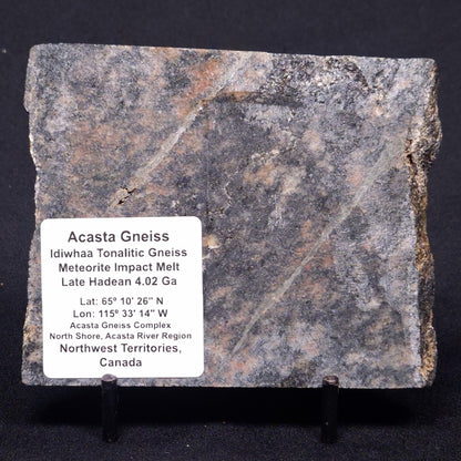 ACASTA GNEISS "OLDEST ROCK IN THE WORLD", Late Hadean, Canada ZAG003