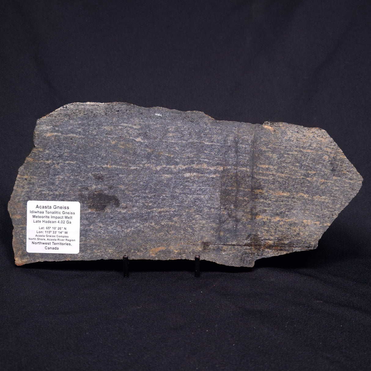 ACASTA GNEISS "OLDEST ROCK IN THE WORLD", Late Hadean, Canada ZAG008