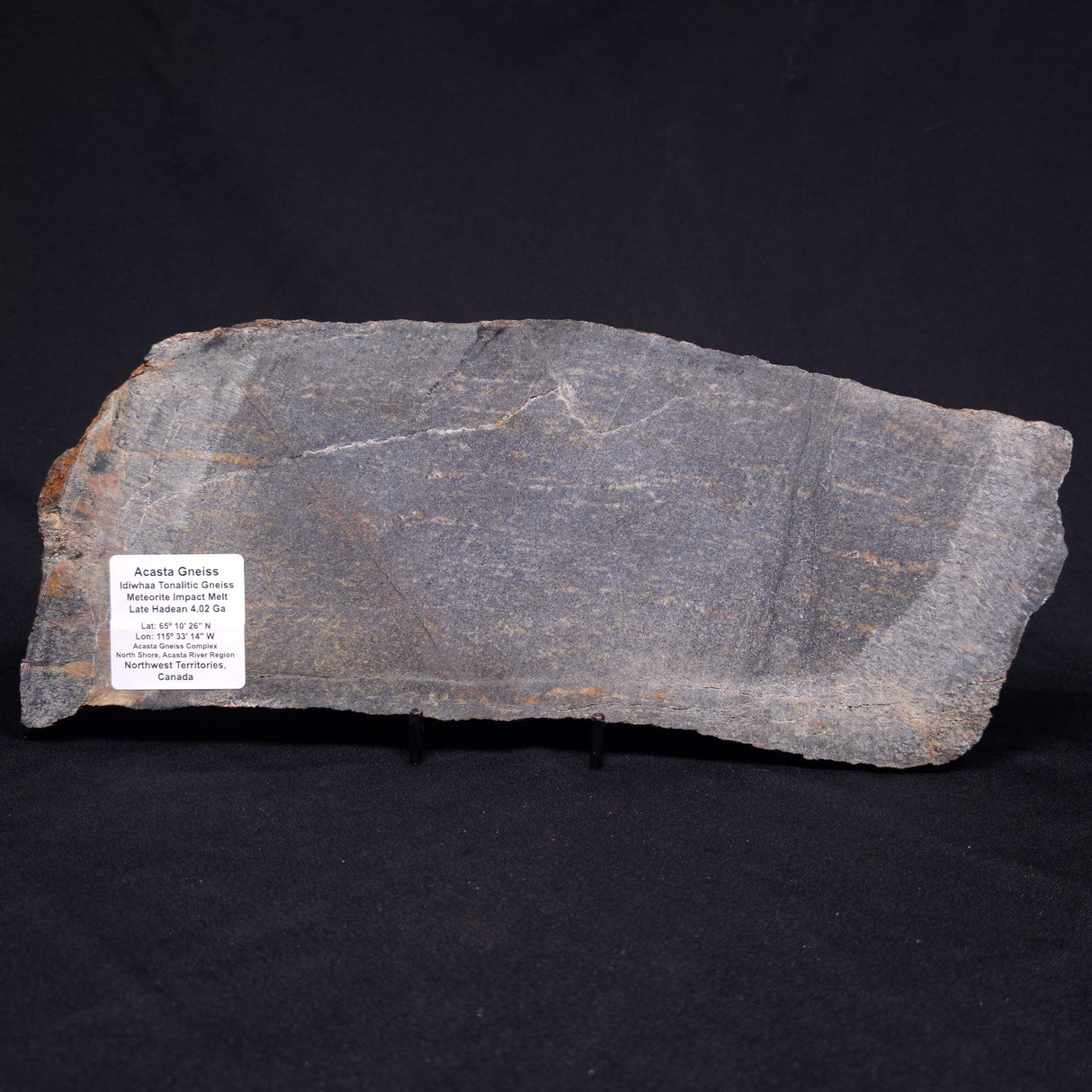 ACASTA GNEISS "OLDEST ROCK IN THE WORLD", Late Hadean, Canada ZAG009