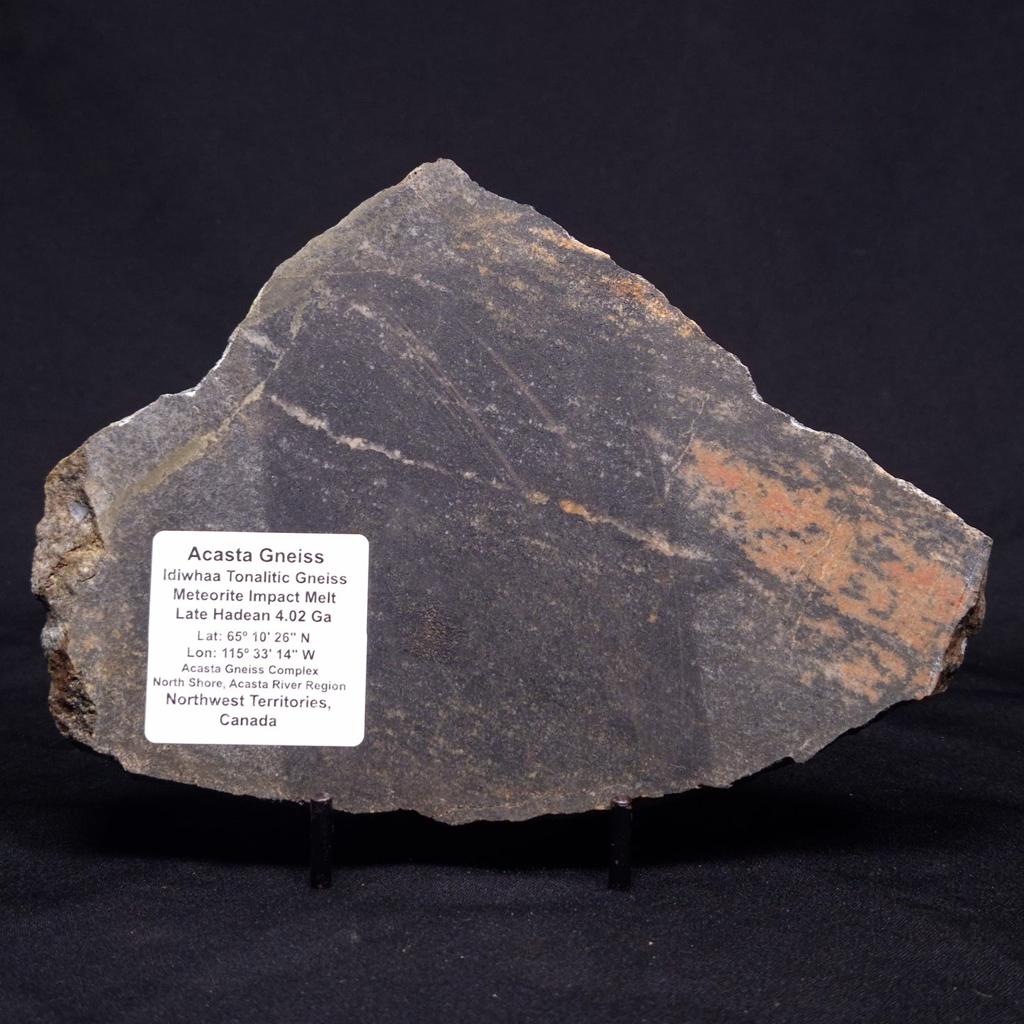 ACASTA GNEISS "OLDEST ROCK IN THE WORLD", Late Hadean, Canada ZAG018
