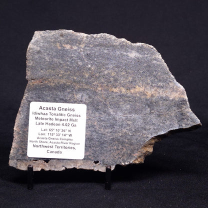 ACASTA GNEISS "OLDEST ROCK IN THE WORLD", Late Hadean, Canada ZAG024