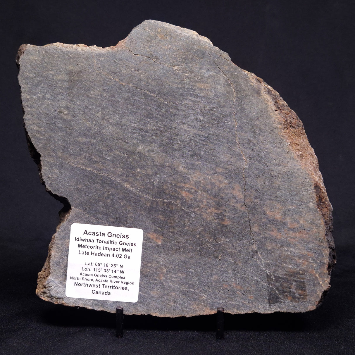 ACASTA GNEISS "OLDEST ROCK IN THE WORLD", Late Hadean, Canada ZAG031