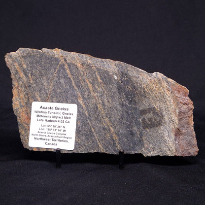 ACASTA GNEISS "OLDEST ROCK IN THE WORLD", Late Hadean, Canada ZAG032