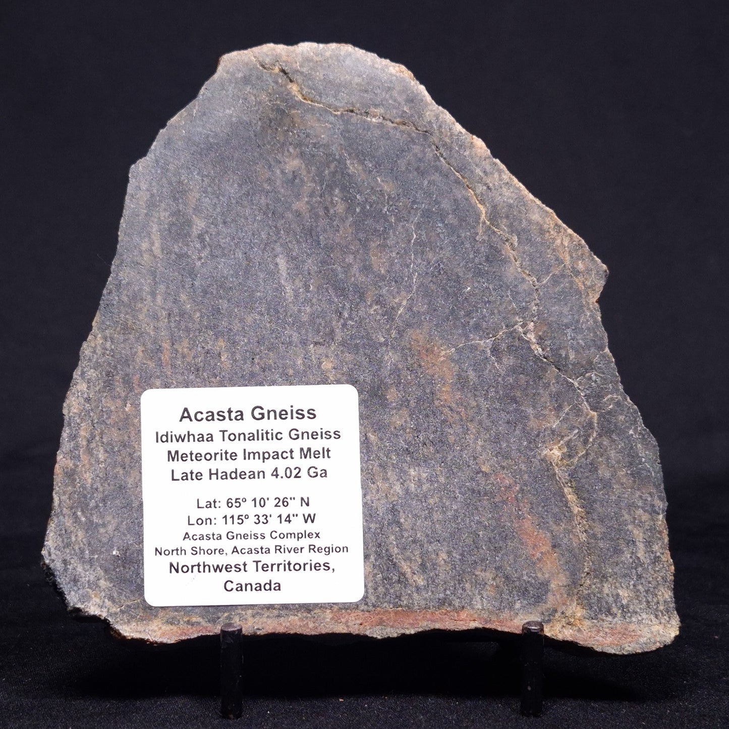 ACASTA GNEISS "OLDEST ROCK IN THE WORLD", Late Hadean, Canada ZAG045