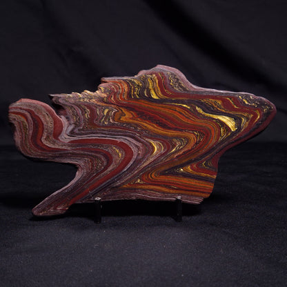 BANDED TIGER IRON MICROBIALITE, Archean, Australia ZBI053