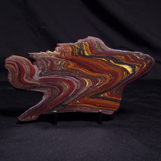 BANDED TIGER IRON MICROBIALITE, Archean, Australia ZBI053