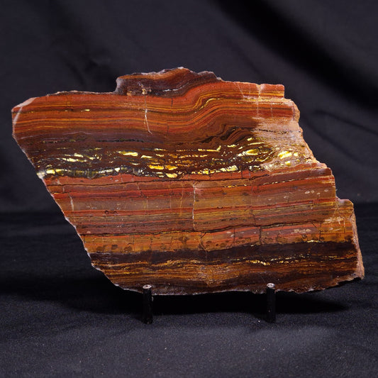 BANDED TIGER IRON MICROBIALITE, Archean, Australia ZBI057