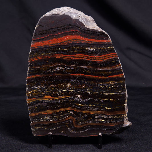 BANDED TIGER IRON MICROBIALITE, Archean, Australia ZBI058