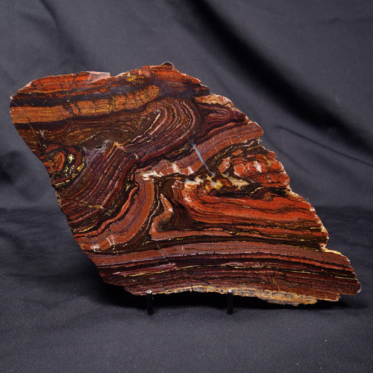 BANDED TIGER IRON MICROBIALITE, Archean, Australia ZBI071