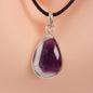 AMETHYST PENDANT set in STERLING SILVER 3SSAMP5