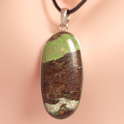 GASPEITE PENDANT set in STERLING SILVER 3SSGAS1