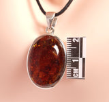 AMBER PENDANT set in STERLING SILVER 3SSAPD1