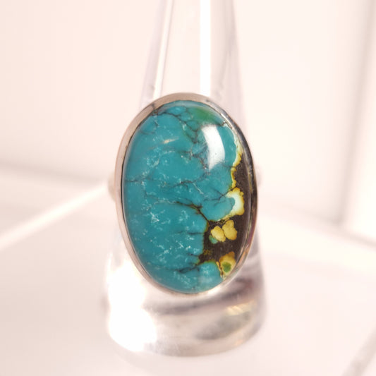 TURQUOISE RING set in STERLING SILVER 3SSTQR4