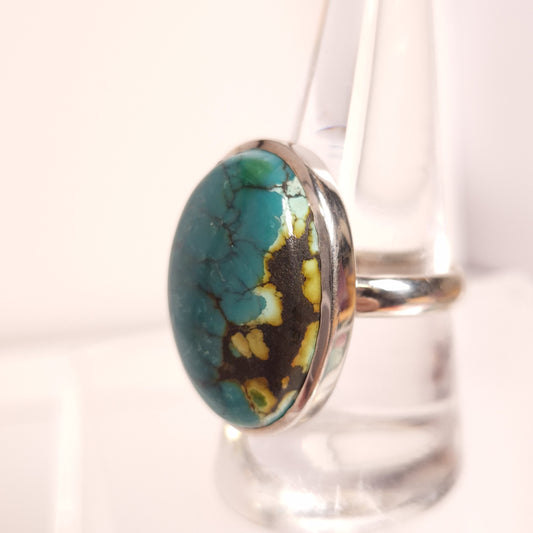 TURQUOISE RING set in STERLING SILVER 3SSTQR4