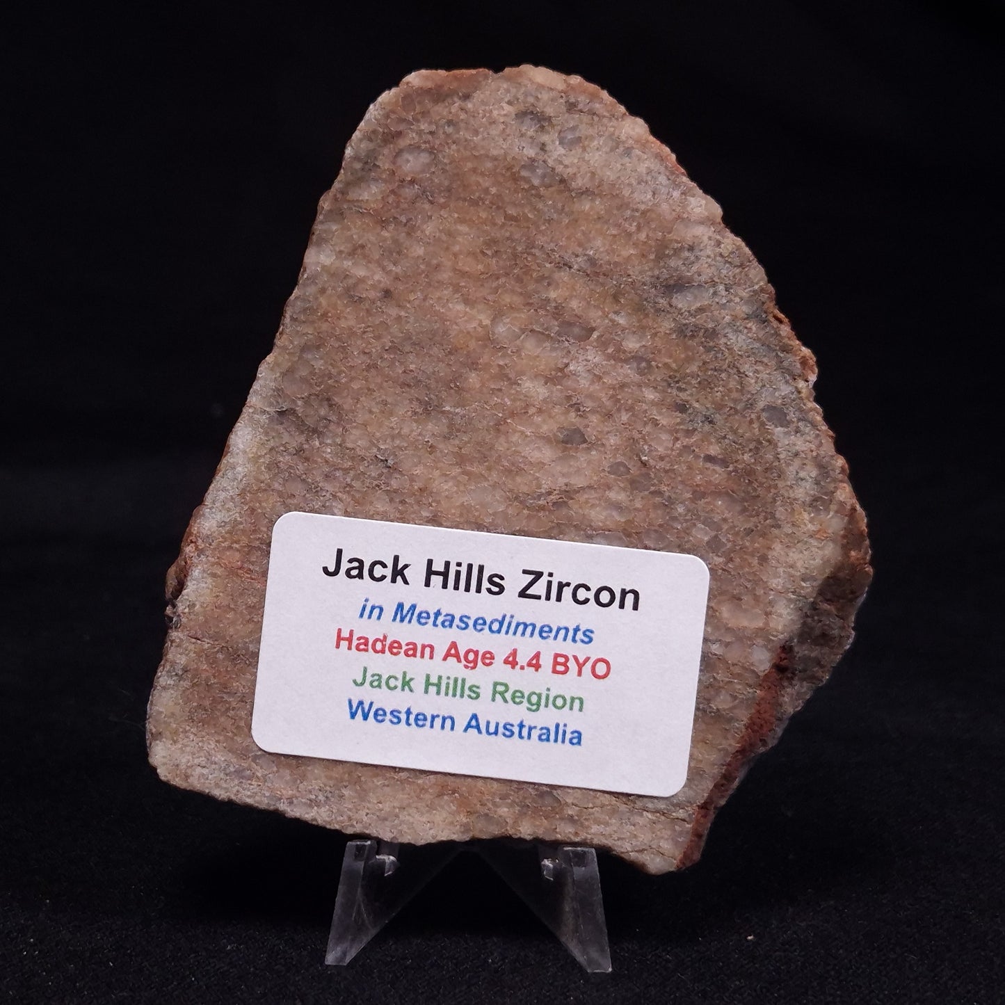 JACK HILLS ZIRCON, Hadean Age, Australia ZJH051