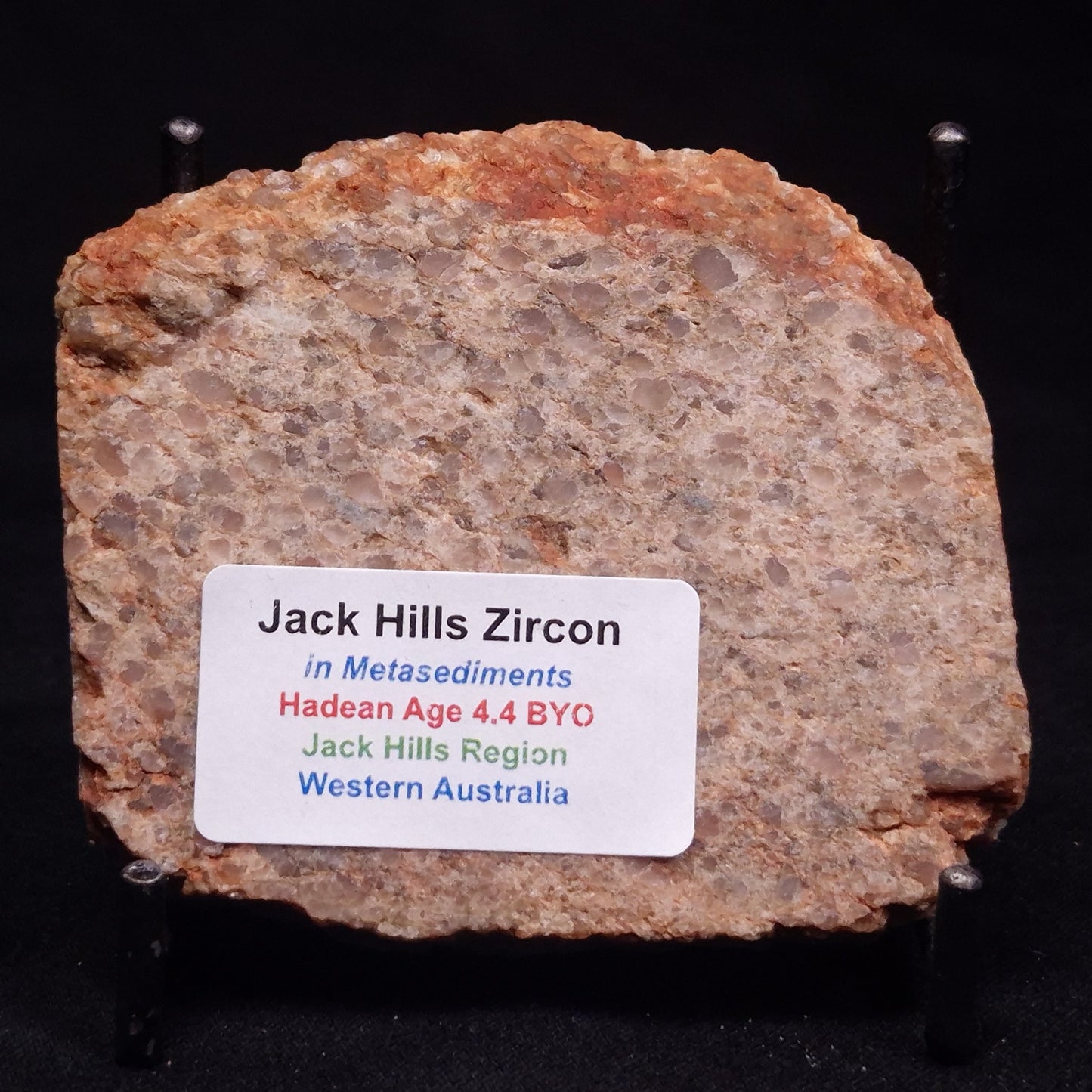 JACK HILLS ZIRCON, Hadean Age, Australia ZJH055