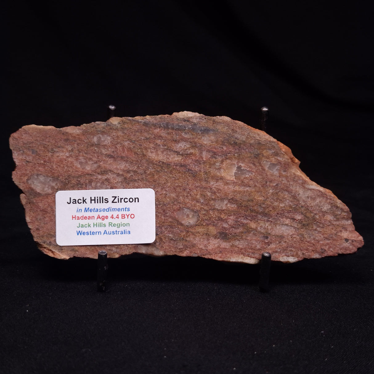 JACK HILLS ZIRCON, Hadean Age, Australia ZJH061