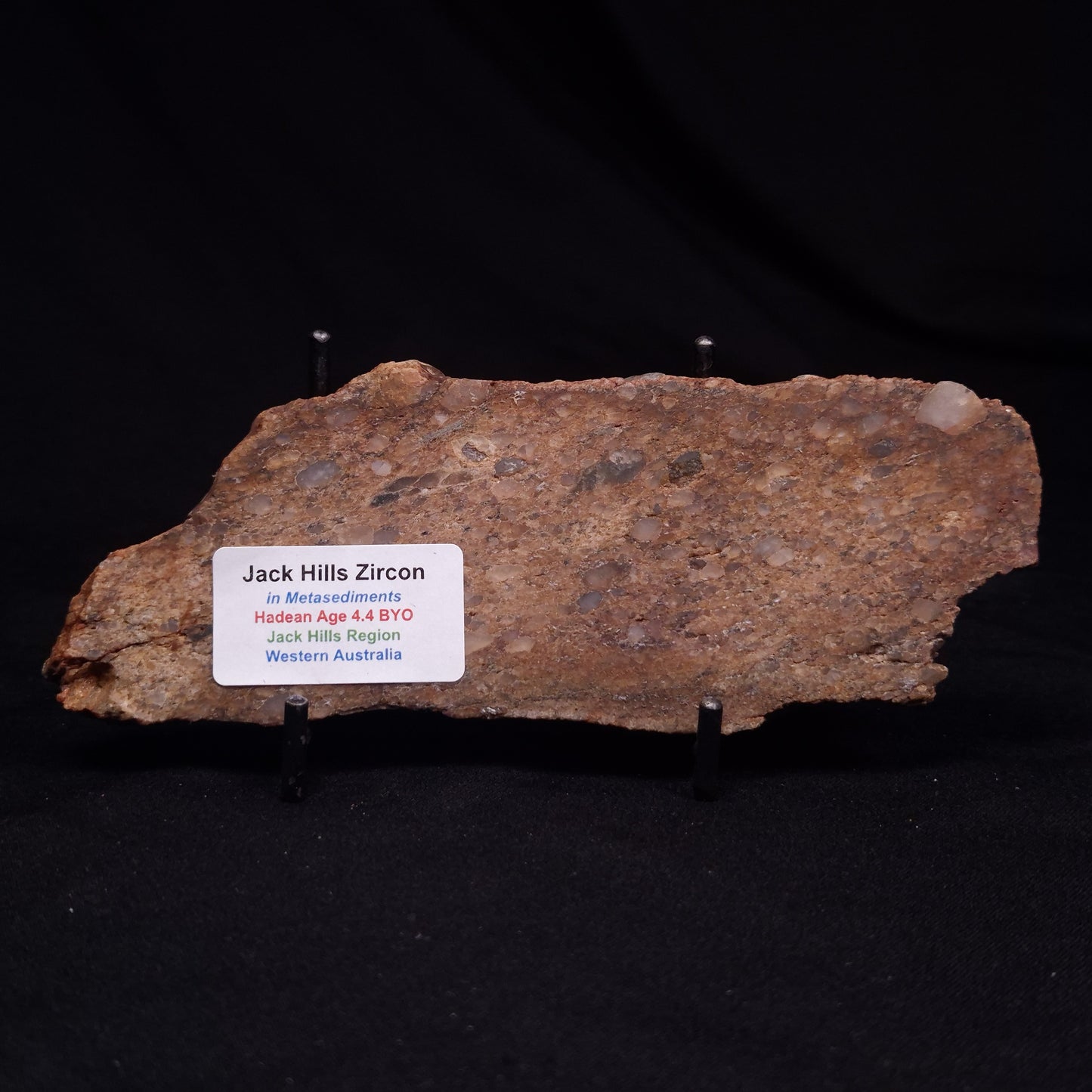 JACK HILLS ZIRCON, Hadean Age, Australia ZJH065