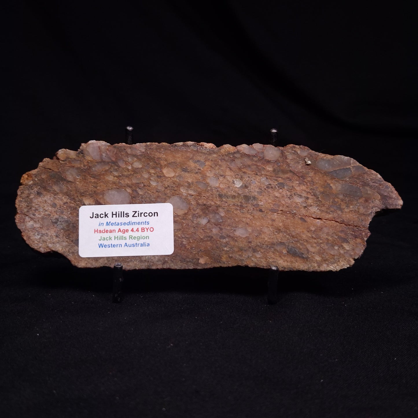JACK HILLS ZIRCON, Hadean Age, Australia ZJH066