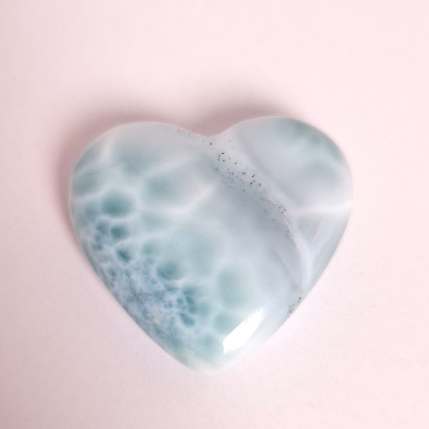 LARIMAR HEART CARVING 3SSLHC