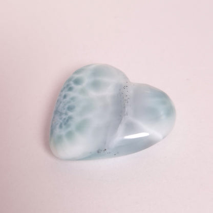 LARIMAR HEART CARVING 3SSLHC
