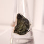 MOLDAVITE RING set in STERLING SILVER 3SSMDVR3