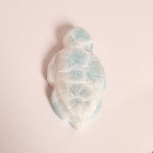 LARIMAR TURTLE CARVING 3SSLTC
