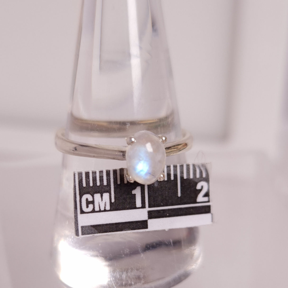 MOONSTONE RINGS set in STERLING SILVER 3SSMSR1
