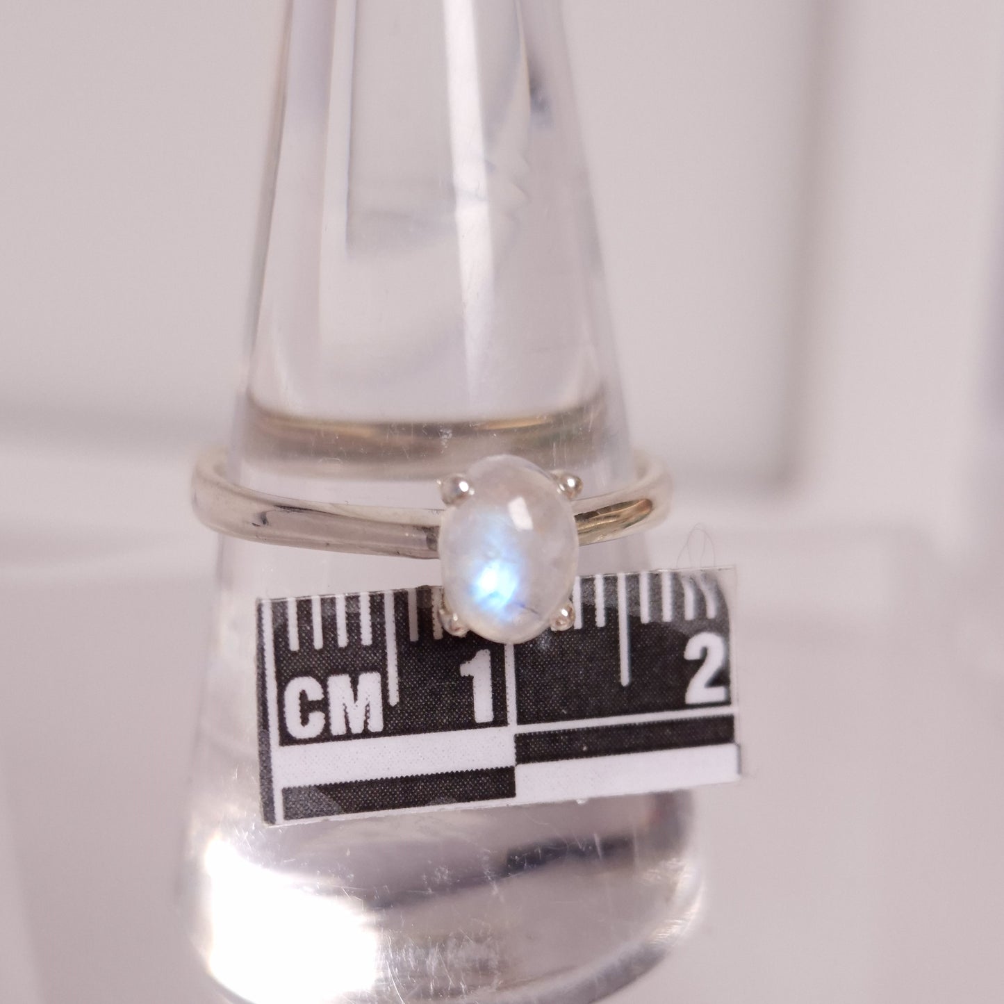 MOONSTONE RINGS set in STERLING SILVER 3SSMSR1