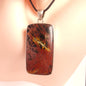 PICASSO JASPER PENDANT set in STERLING SILVER 3SSPJP