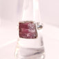 NATURAL PINK TOURMALINE RING set in STERLING SILVER 3SSRPT3