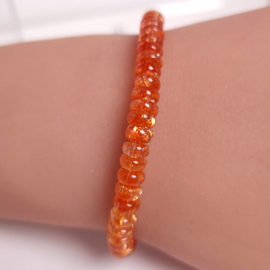 HIGH GRADE SUNSTONE BRACELET 3SSHGS1
