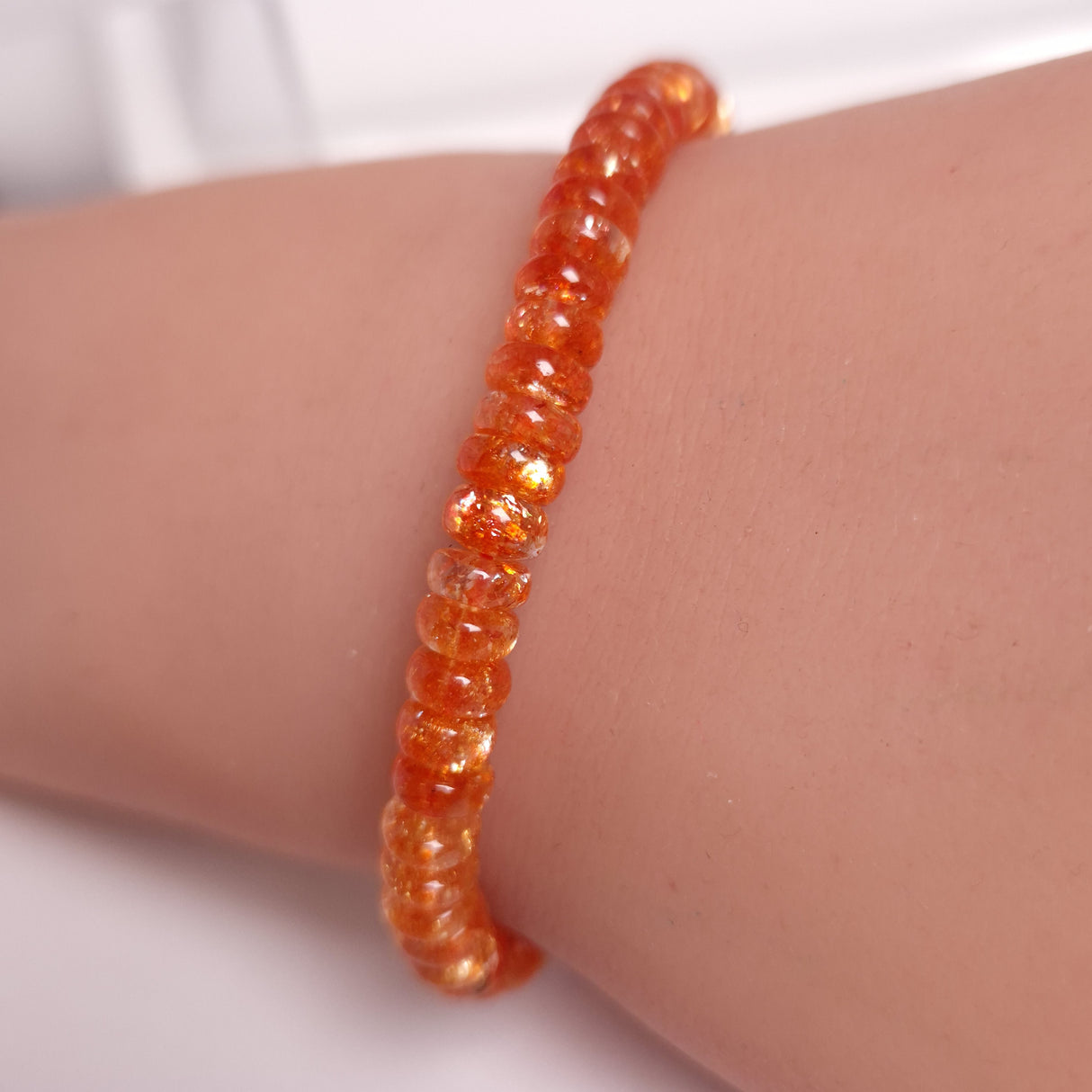 HIGH GRADE SUNSTONE BRACELET 3SSHGS1