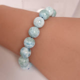 LARIMAR BEAD BRACELET 3SSLBB
