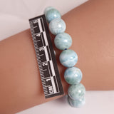 LARIMAR BEAD BRACELET 3SSLBB
