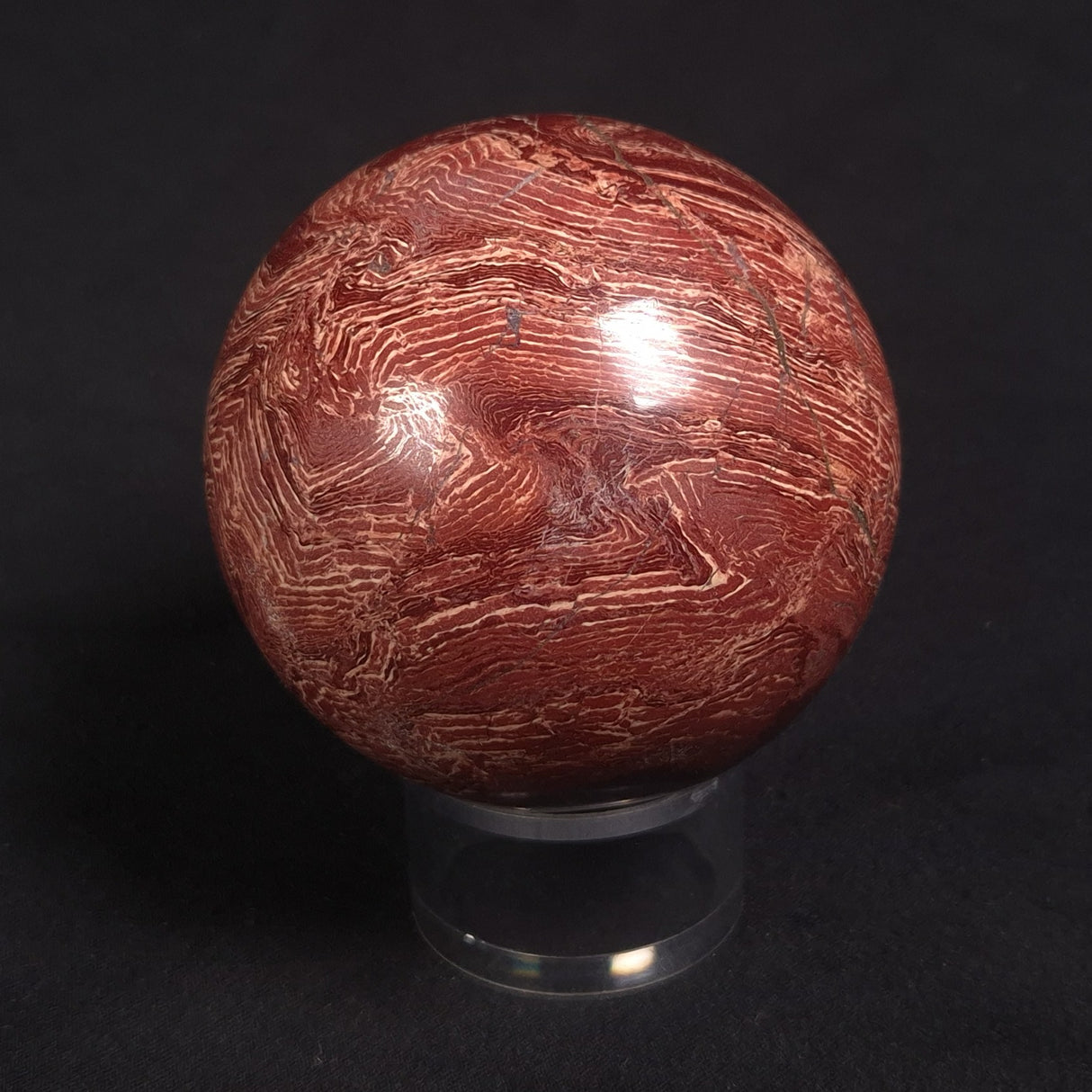 SNAKESKIN JASPER SPHERE, Australia YMS013