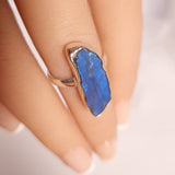 LABRADORITE RING set in STERLING SILVER 3SSR9
