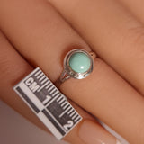 TURQUOISE RING set in STERLING SILVER 3SSR15