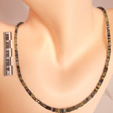 AUSTRALIAN PARTI SAPPHIRE NECKLACE 3SSAPS