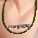 TSAVORITE GARNET NECKLACE 3SSTGN