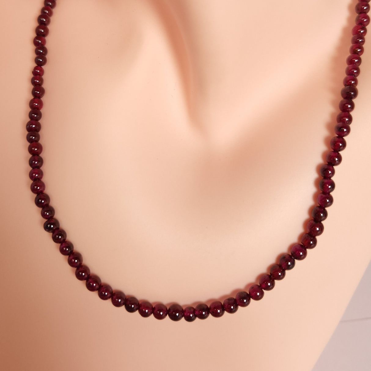 GARNET NECKLACE 3SSGN1