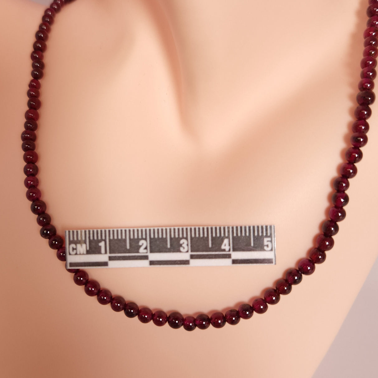 GARNET NECKLACE 3SSGN1