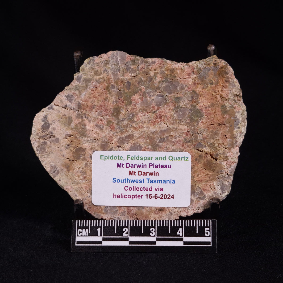 EPIDOTE FELDSPAR & QUARTZ, Tasmania ZEF002