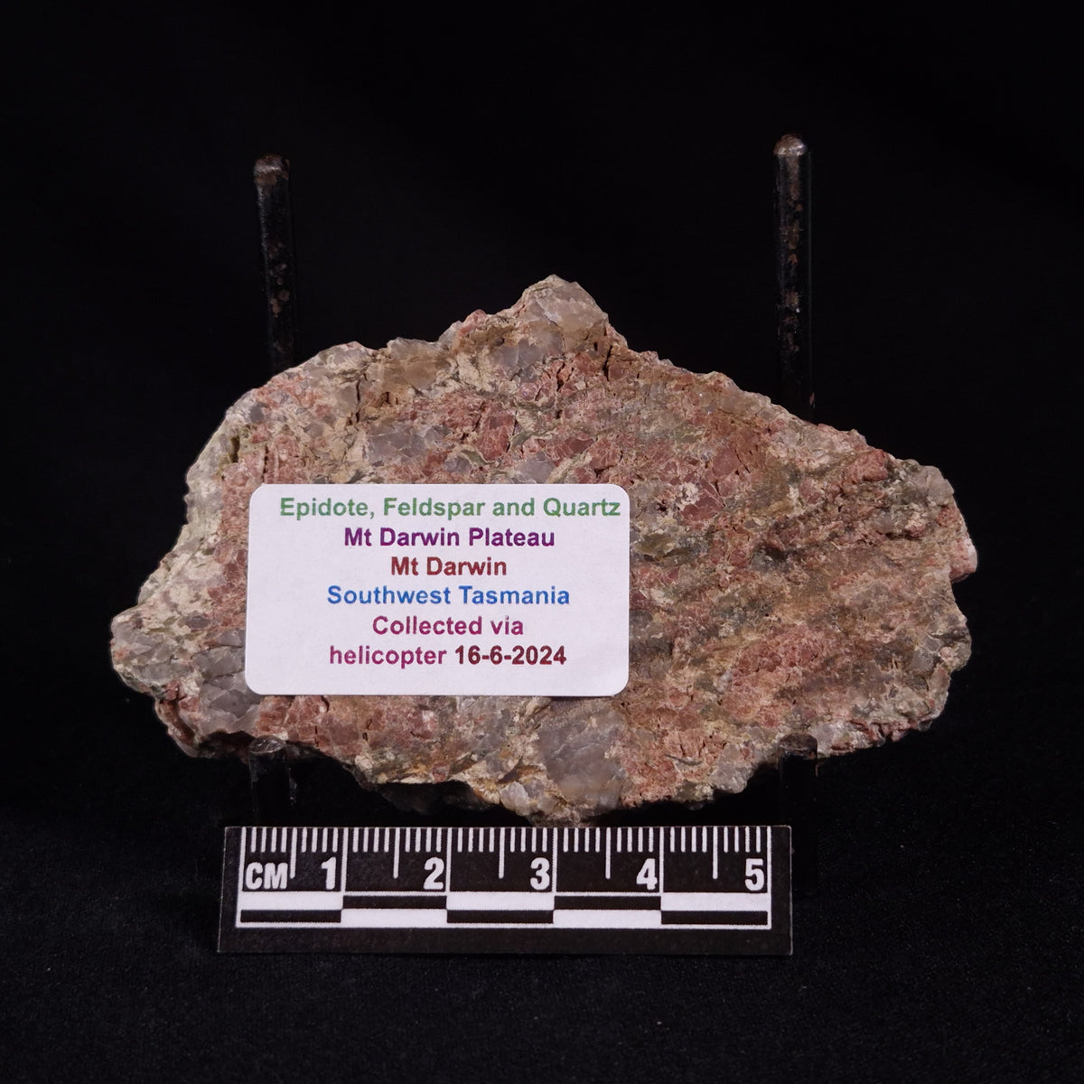 EPIDOTE FELDSPAR & QUARTZ, Tasmania ZEF004