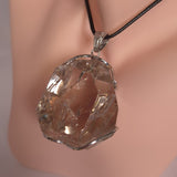 HIGH GRADE QUARTZ PENDANT set in STERLING SILVER 3SSQPR1