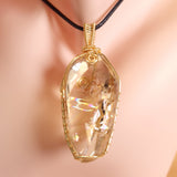 HIGH GRADE QUARTZ PENDANT set in STERLING SILVER 3SSQPR2