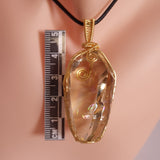 HIGH GRADE QUARTZ PENDANT set in STERLING SILVER 3SSQPR2