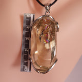 HIGH GRADE QUARTZ PENDANT set in STERLING SILVER 3SSQPR3